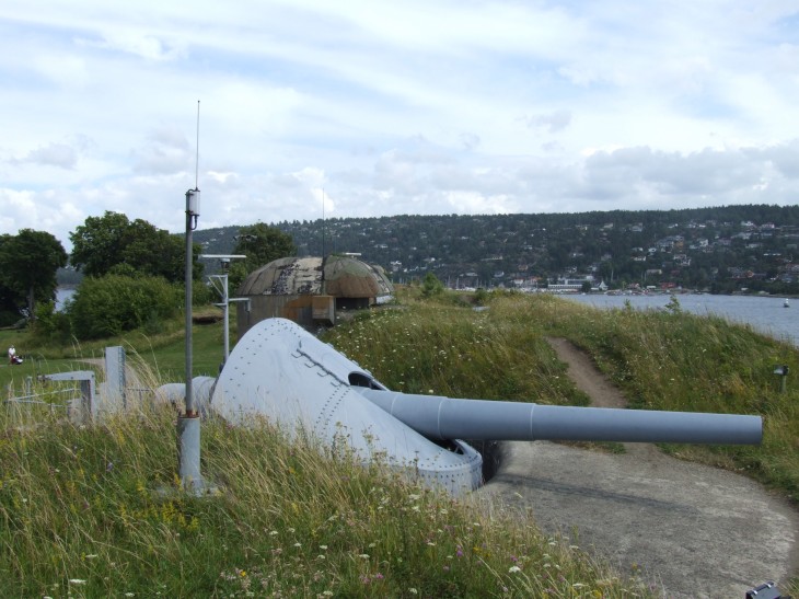 Övre batteriet med Batteri Kopås i bakgrunden. (C) Bo Dahl