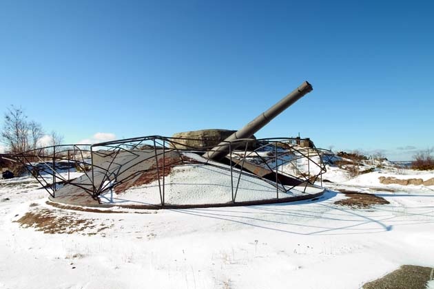 21cm pjäs på Yttre Hamnskär 2005. (C) Lars A. Hansson.